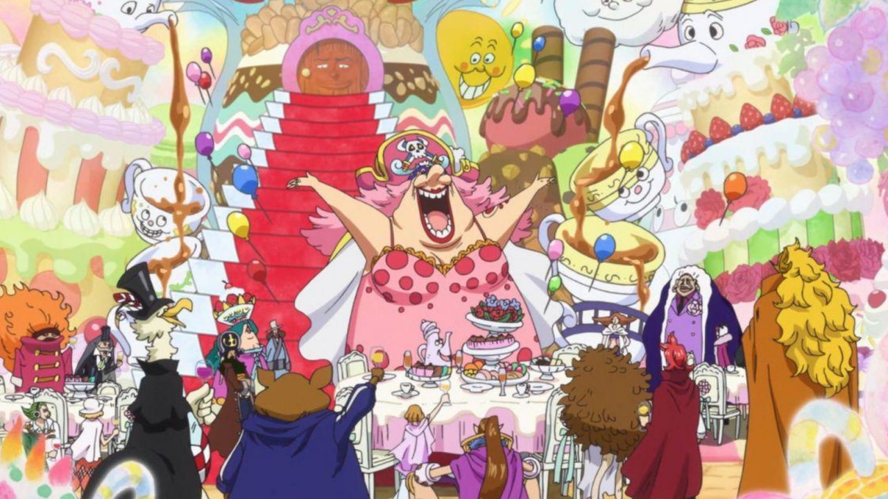 Una scena di One Piece