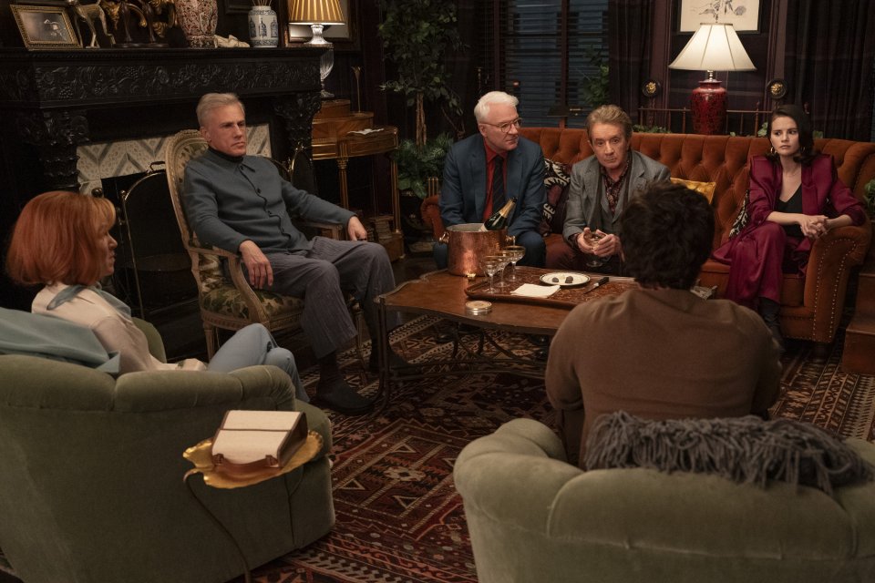 Only Murders In The Building Scena Gruppo Quinta Stagione Serie Tv Disney Plus