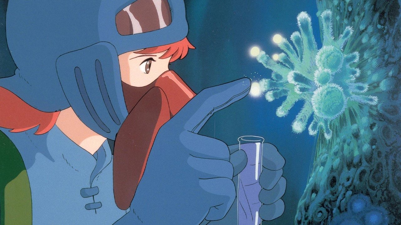 Una scena di Nausicaa della valle del vento