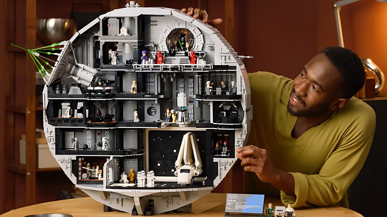 Il modellino Lego della Morte Nera