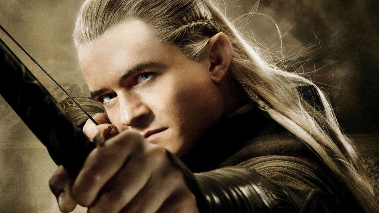 Un ritratto di Orlando Bloom come Legolas
