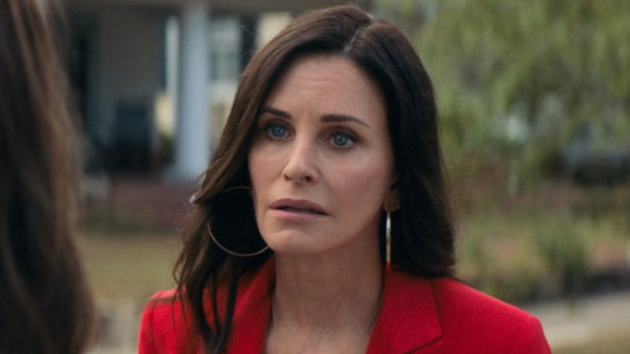 Primo piano di Courteney Cox in Scream