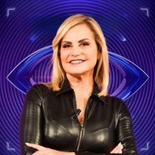 Simona ventura nello shooting di presentazione del Grande Fratello