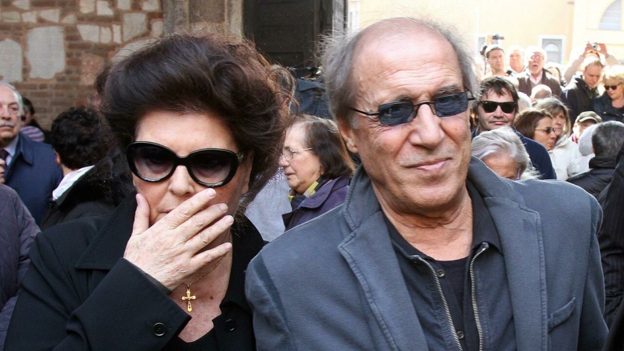 Claudia Mori e Adriano Celentano.