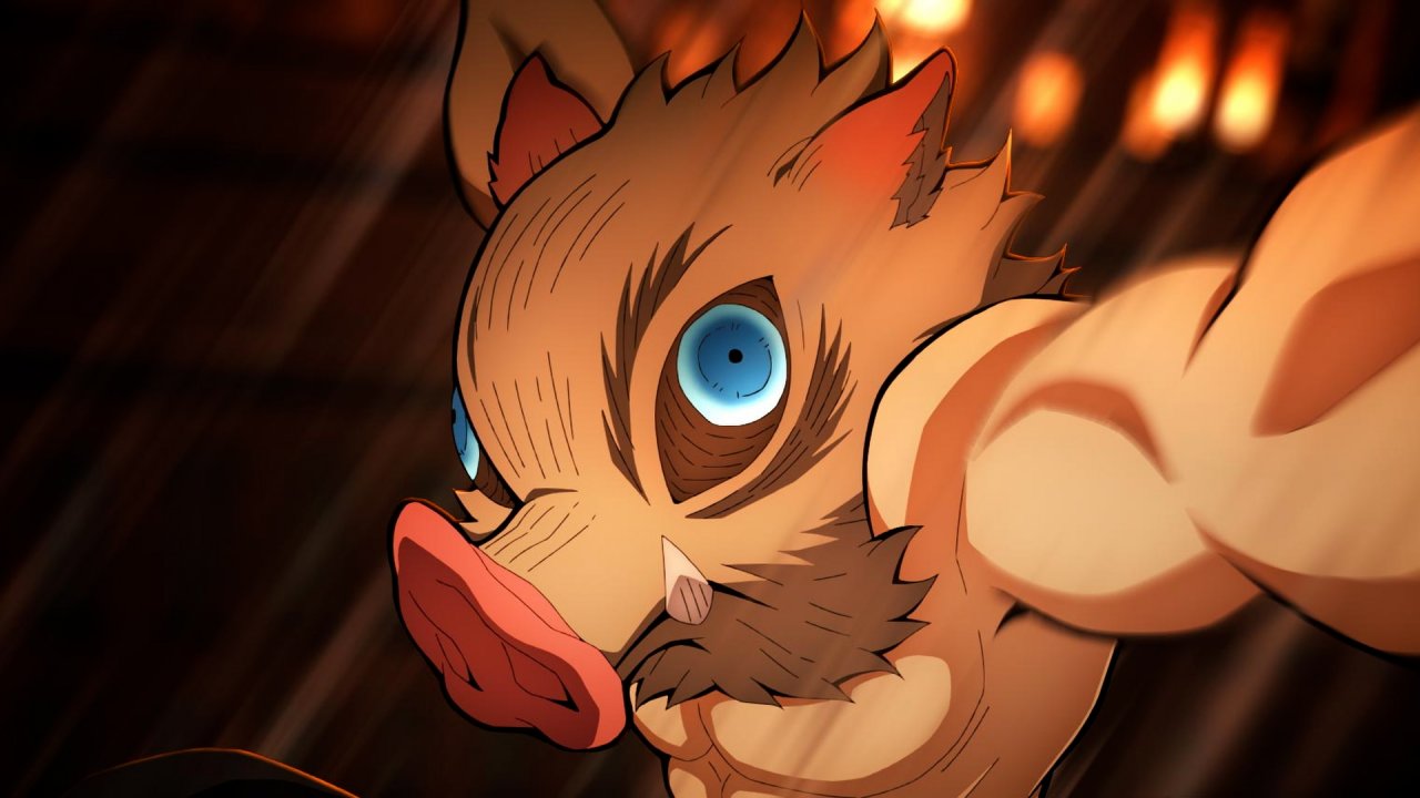 Una scena di Demon Slayer