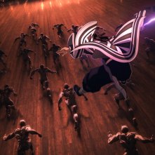 Demon Slayer: Kimetsu no Yaiba Il Castello dell'Infinito: una scena d'azione