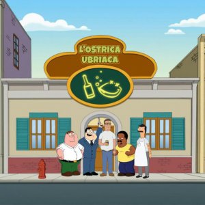 L'esterno del locale al centro della serie animata.