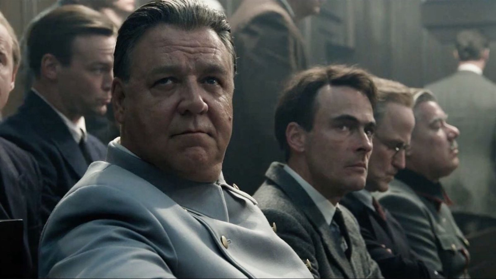 Russell Crowe in una scena di Nuremberg