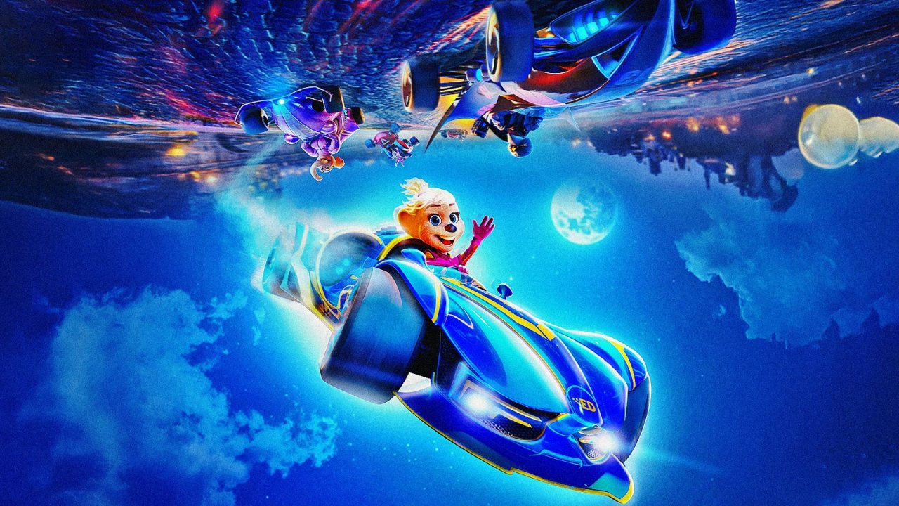 Una scena del film d'animazione Grand Prix