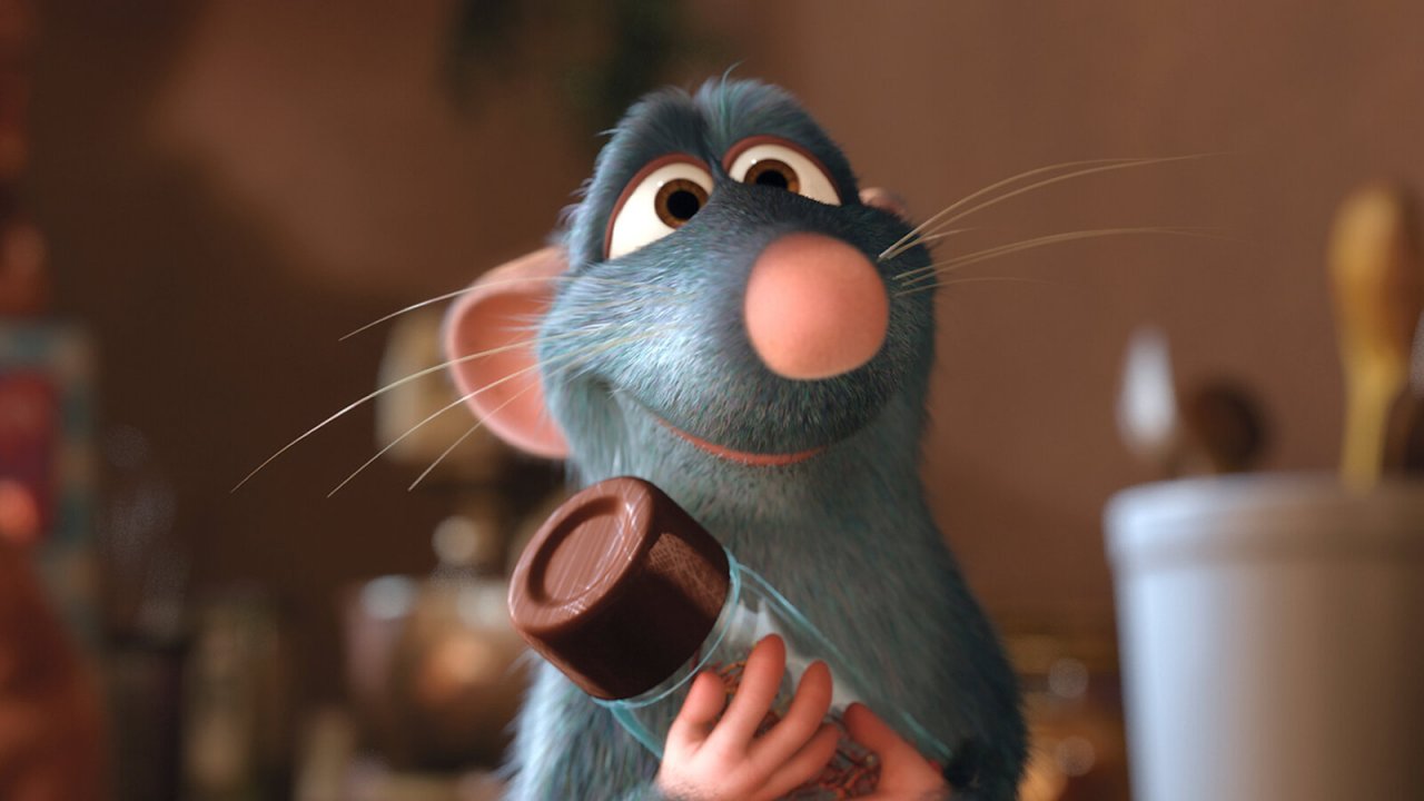 Primo piano di Rémy in Ratatouille
