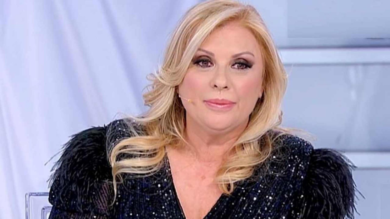 Tina Cipollari nello studio di Uomini e Donne