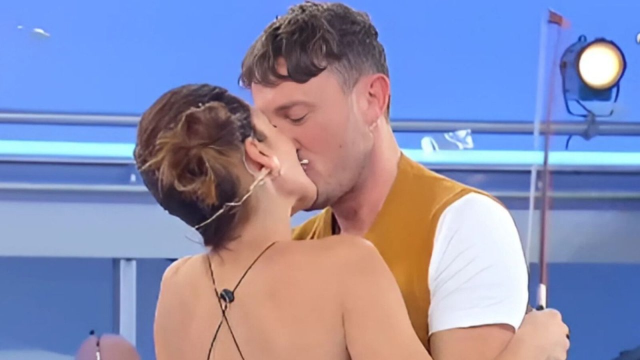 Barbara De Santi e Ruggero D’Andrea nel giorno in cui hanno lasciato lo studio