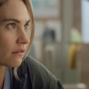 Swiped: Lily James durante una scena