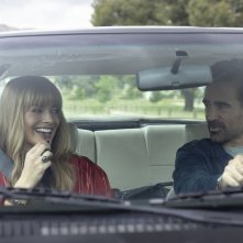 A Big Bold Beautiful Journey - Un viaggio straordinario: Margot Robbie, Colin Farrell in auto