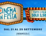 Cinema in Festa 2025: dal 21 al 25 settembre il cinema costa solo 3,50 euro