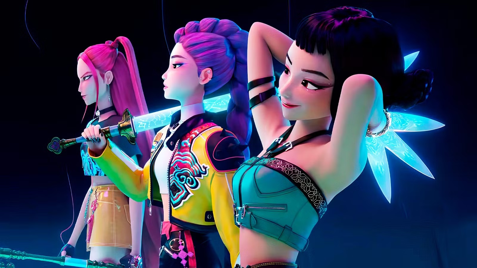 Una scena di KPop Demon Hunters