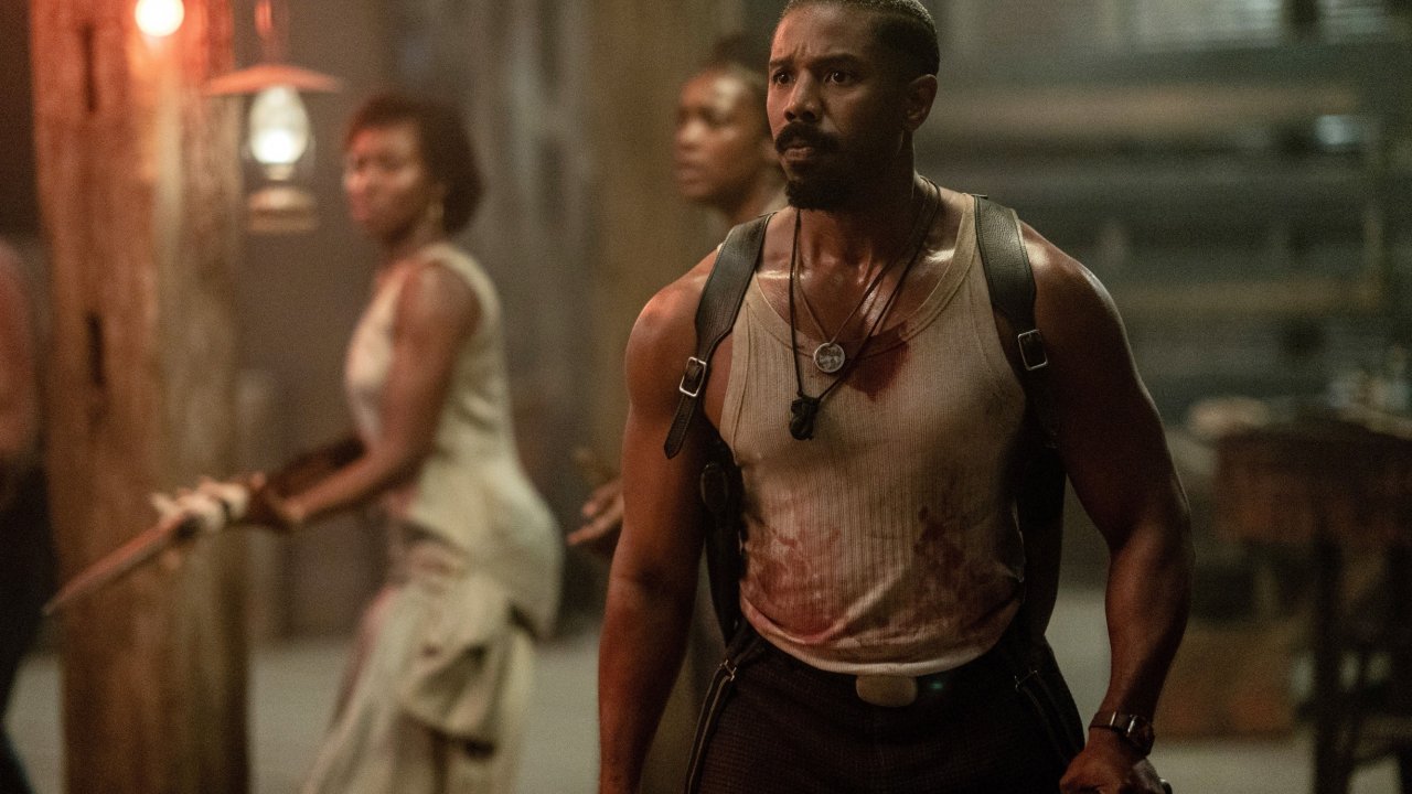 Michael B. Jordan in una scena di I peccatori