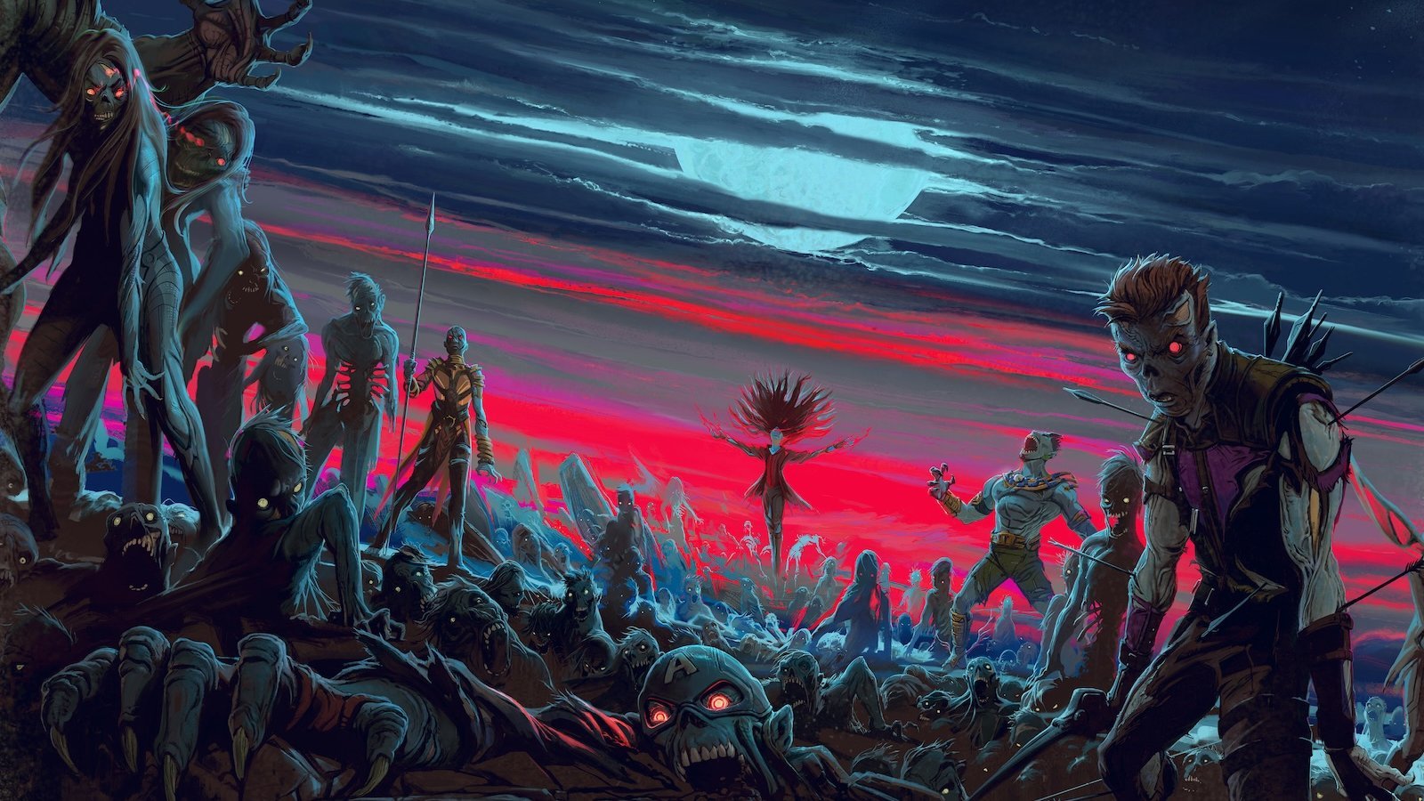 Un'immagine di Marvel Zombies