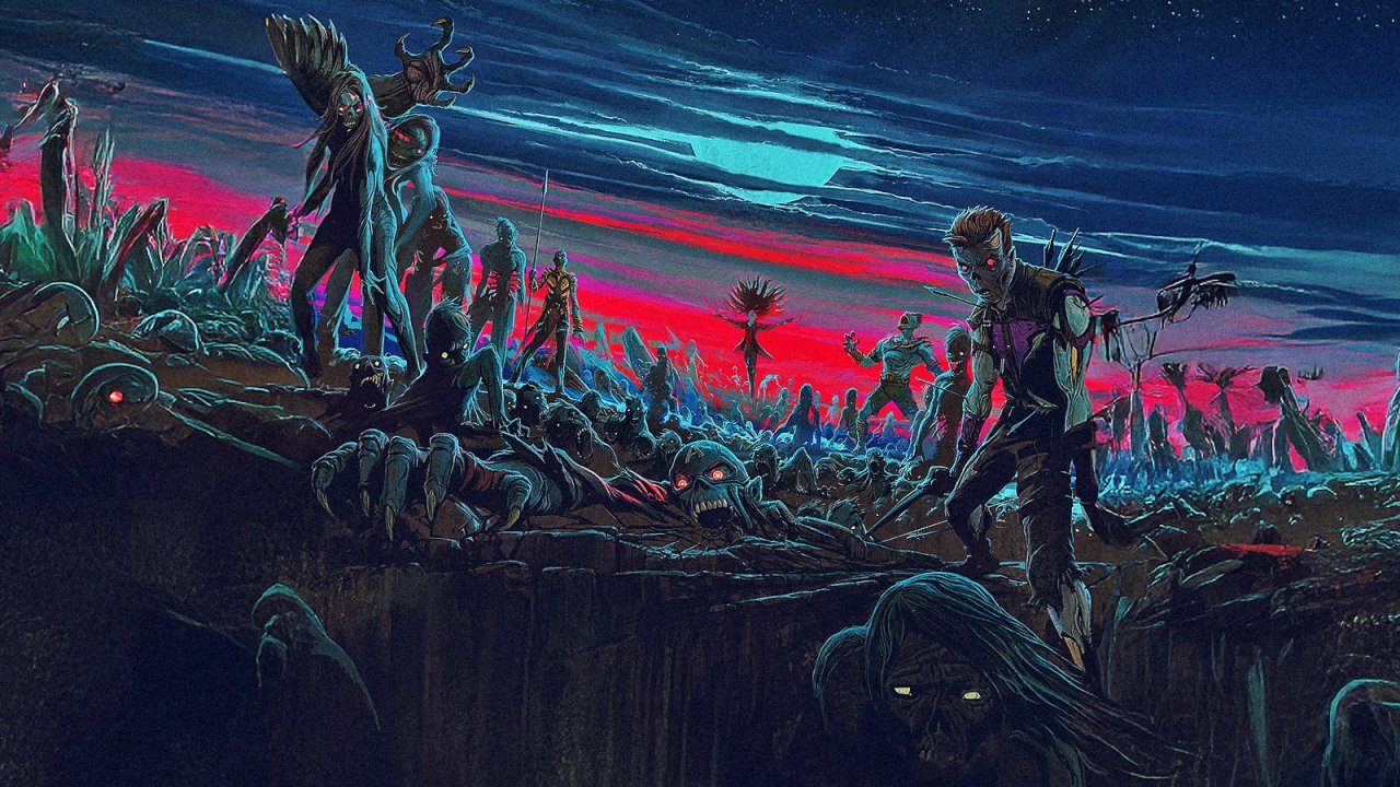 Un'immagine di Marvel Zombies