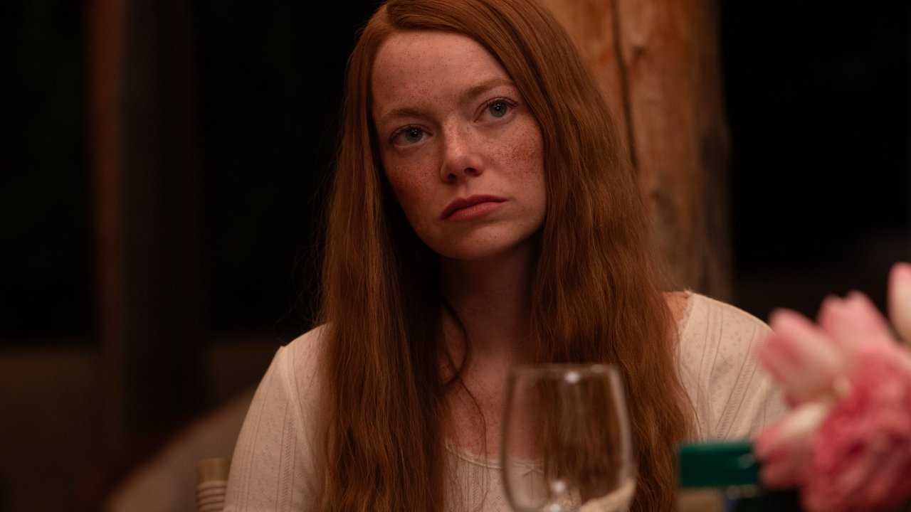 Emma Stone in una scena di Eddington