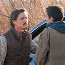 Eddington: Pedro Pascal in una scena