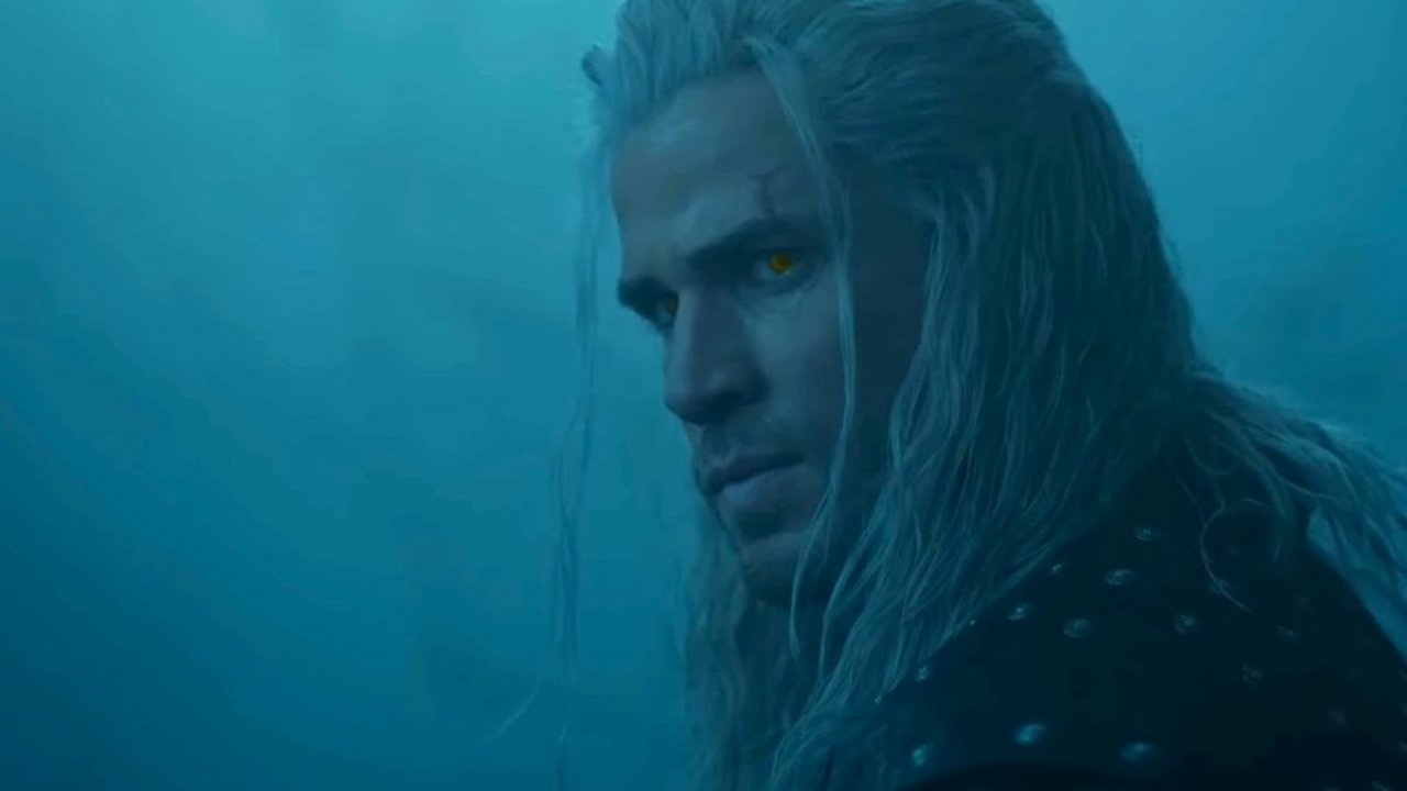 Liam Hemsworth in una scena di The Witcher 4