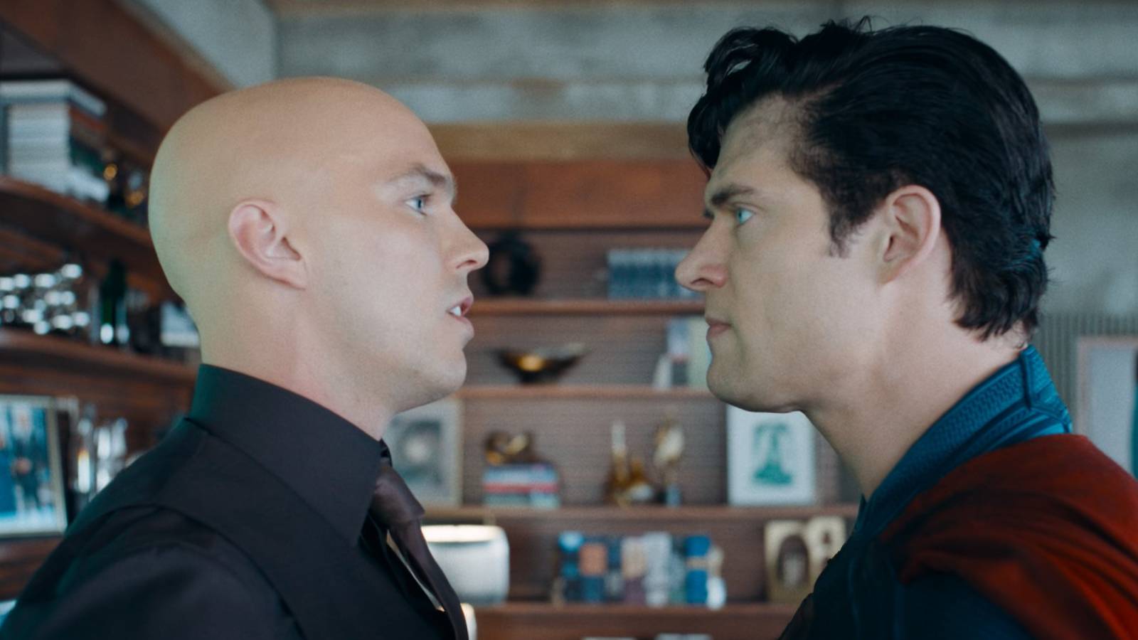 Superman: Nicholas Hoult e David Corenswet in una scena