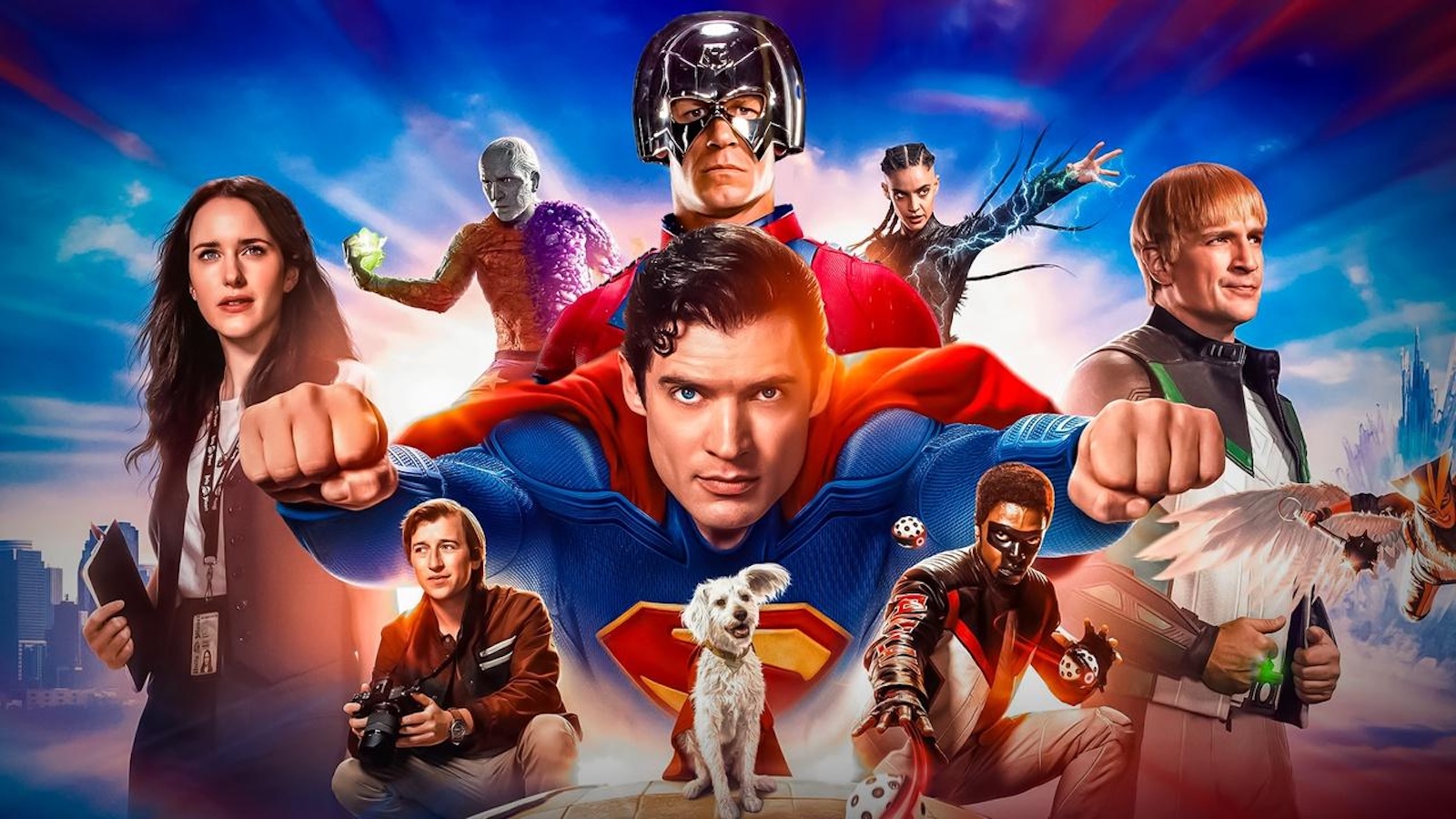 Peacemaker, un banner con i protagonisti di Superman e John Cena