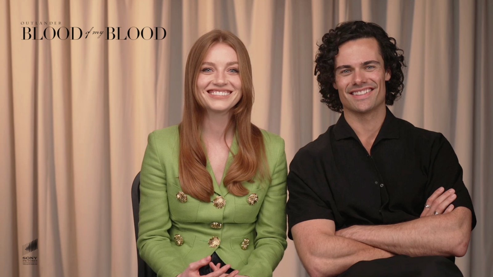 Harriet Slater e Jamie Roy sono i protagonisti di Outlander: Blood of my blood