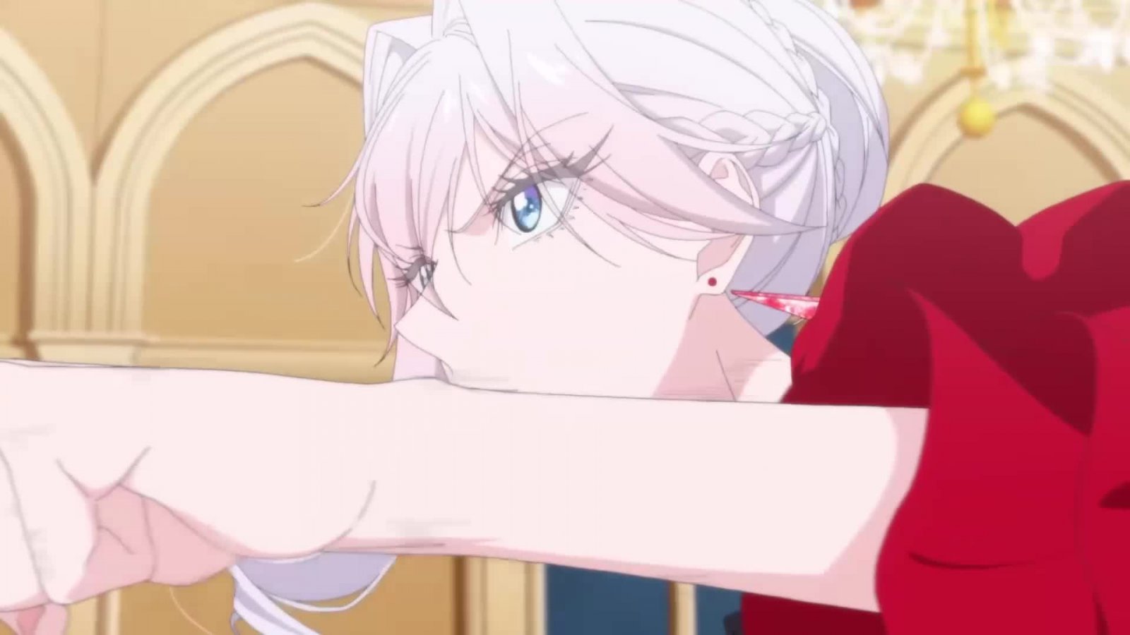 La protagonista in una scena