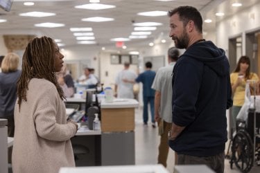 The Pitt Kristen V Mcneil Noah Wyle Scena Serie Tv Sky Now