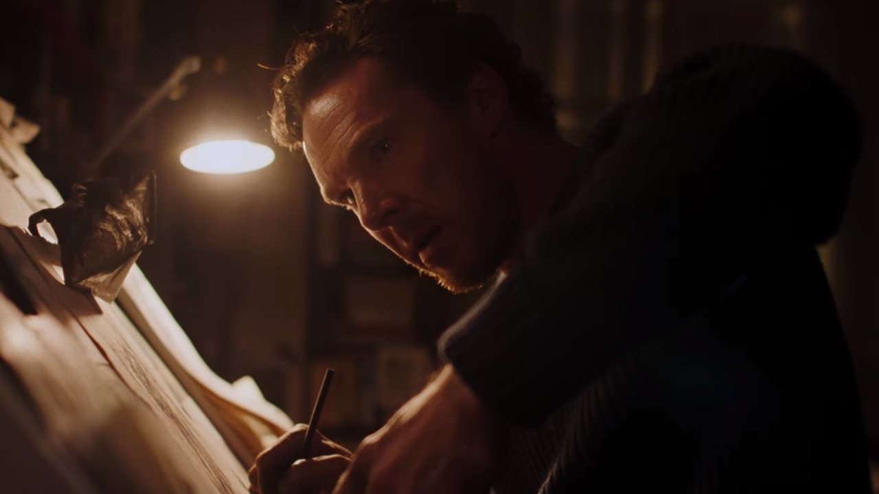 Una foto di Cumberbatch nel film