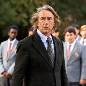 Il Professore e il pinguino: Steve Coogan in una scena