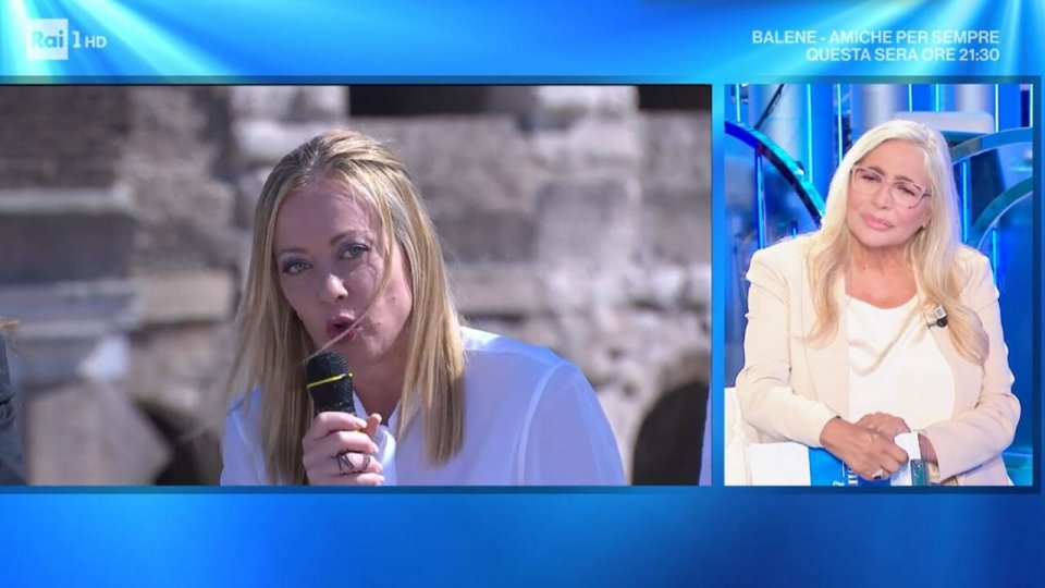 Giorgia Meloni A Domenica In
