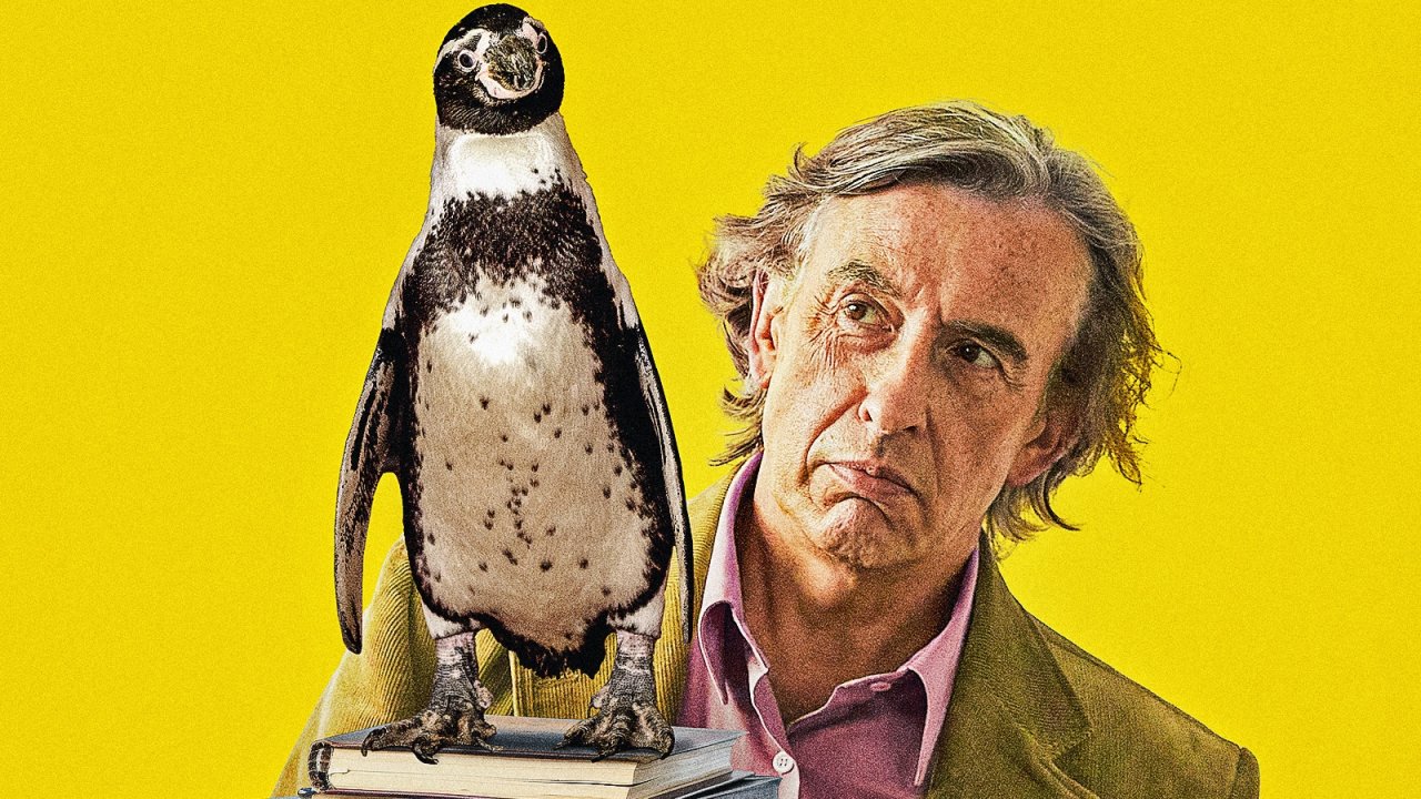 Steve Coogan e il tenere pinguino