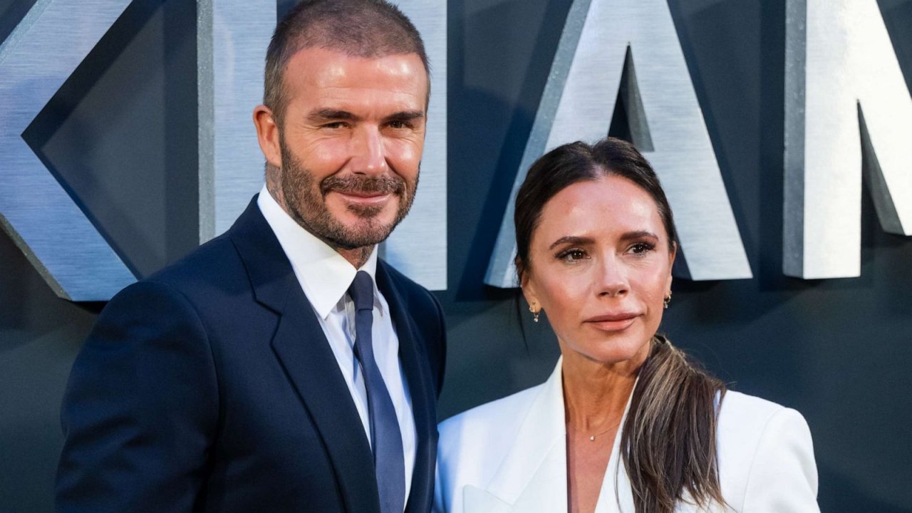 David e Victoria Beckham ad un evento pubblico