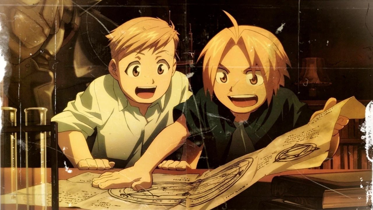 Una scena di Fullmetal Alchemist Brrotherhood