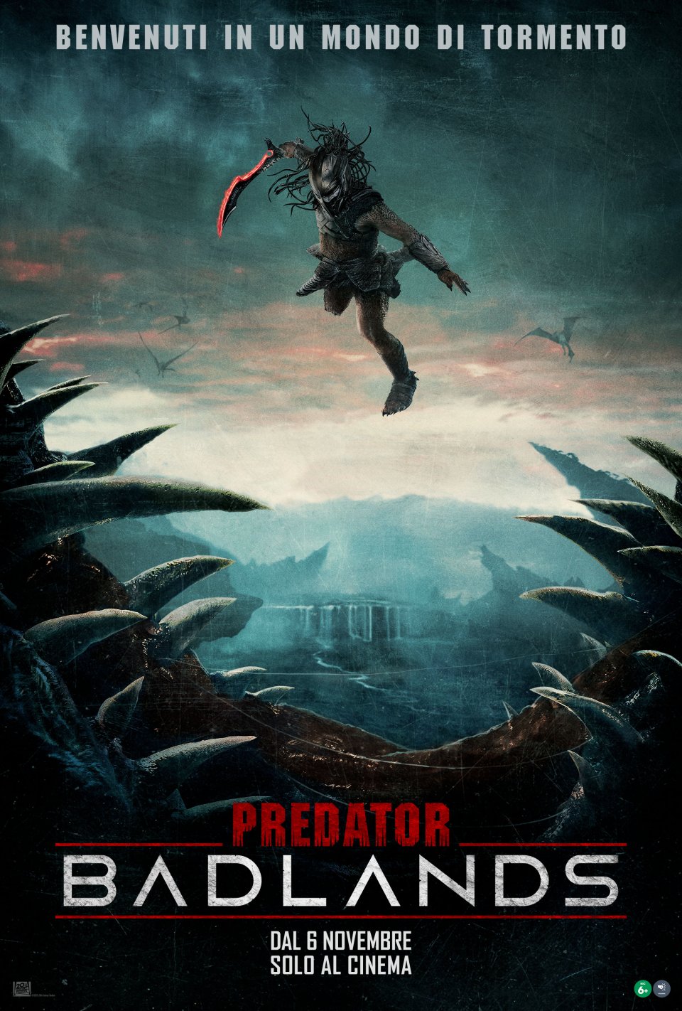 Predator Badlands Poster Italiano