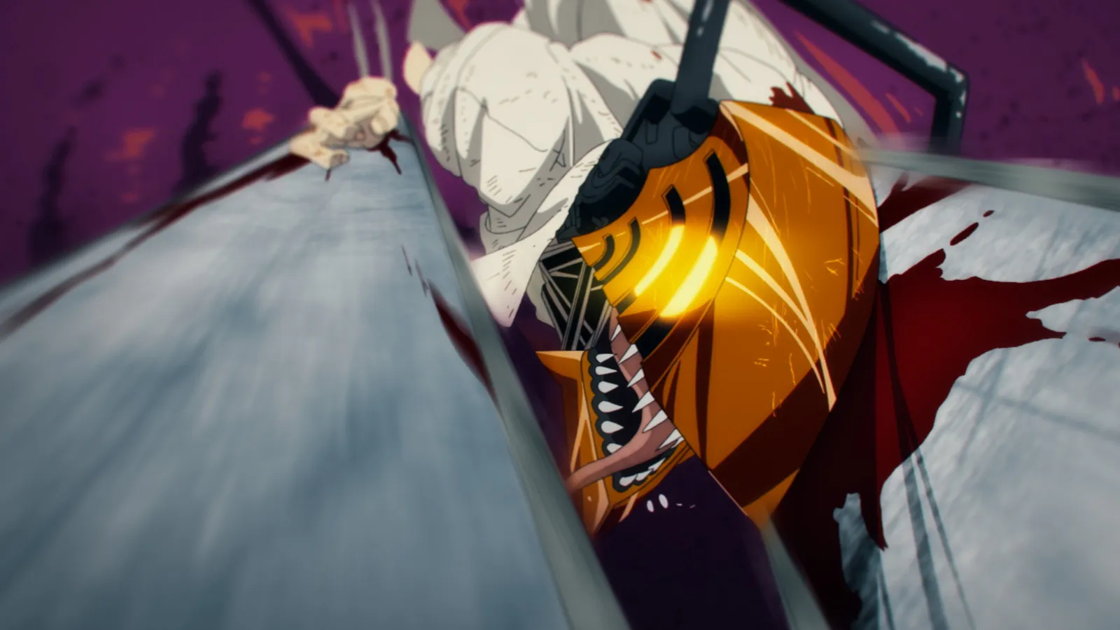 una scena di Chainsaw man