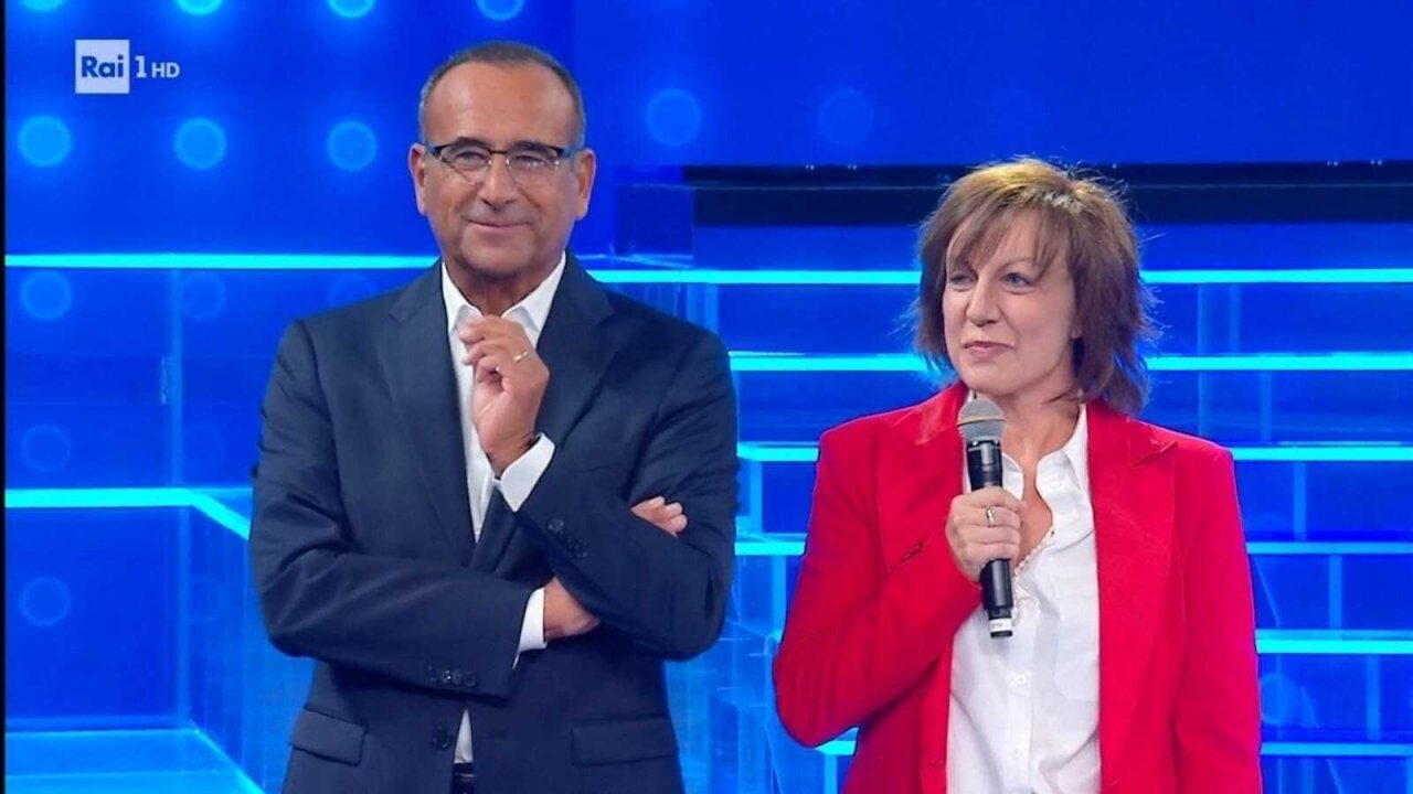 Carlo Conti e Pamela Petrarolo