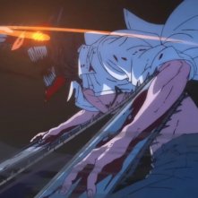 Chainsaw Man - Il Film: La Storia di Reze, Chainsaw Man in azione