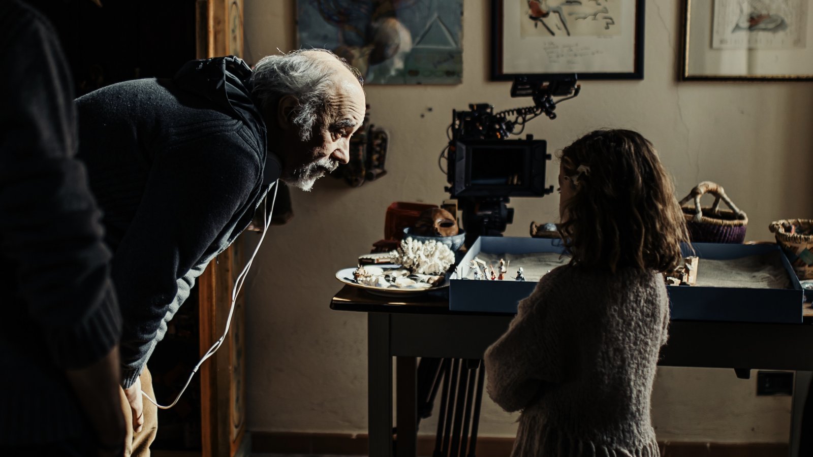 Giorgio Diritti sul set de L'Ascolto