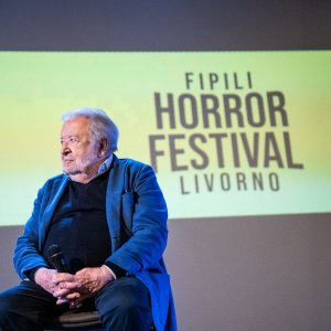 Pupi Avati durante l'incontro al del FIPILI Horror Festival 2025