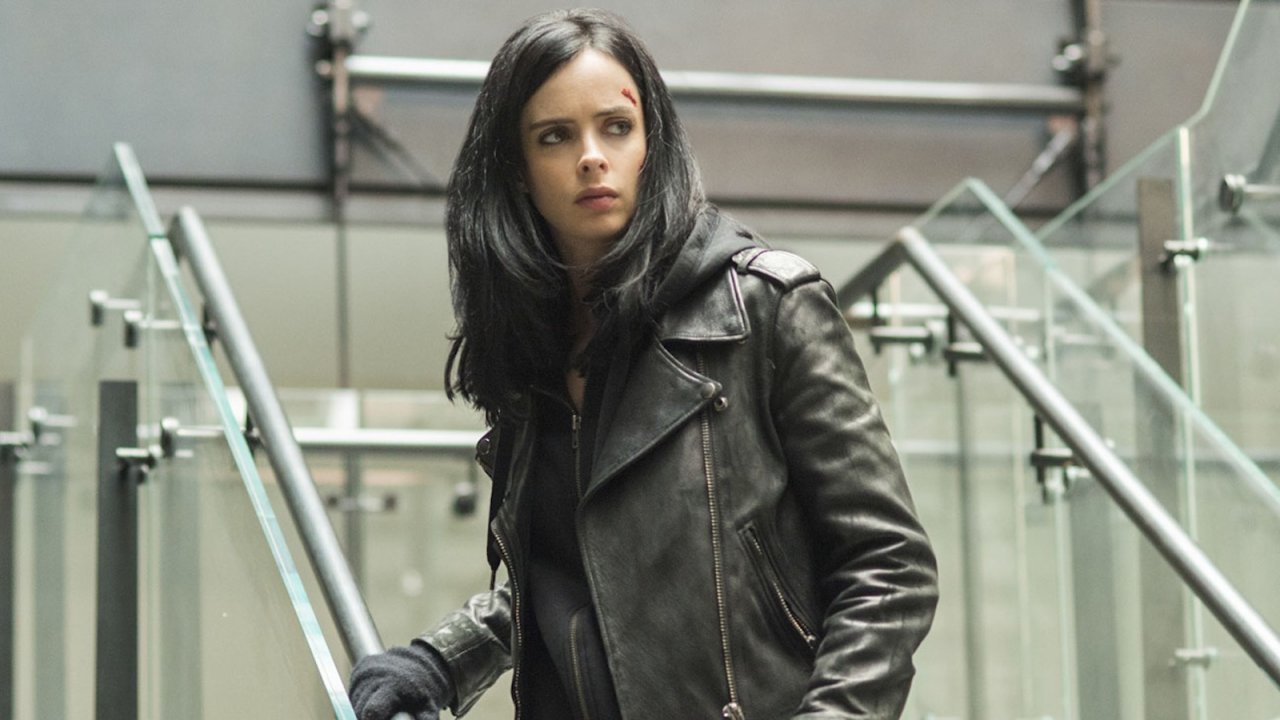 Krysten Ritter nei panni di Jessica Jones