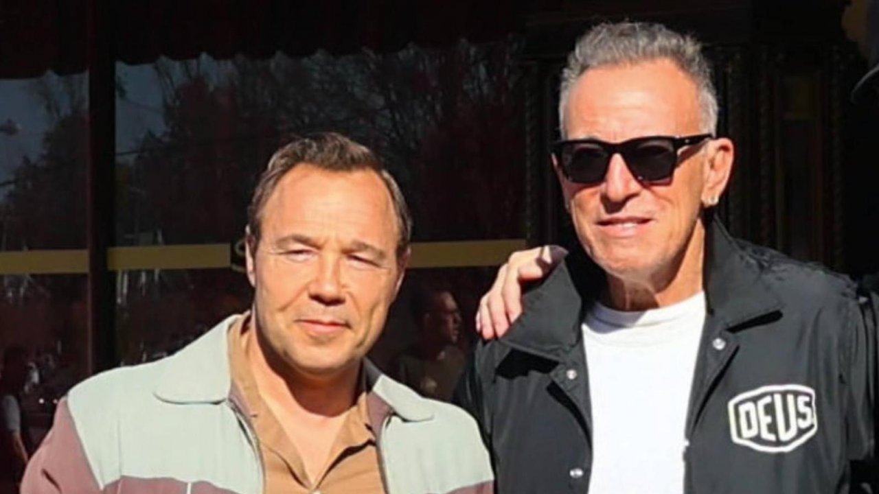 Bruce Springsteen sul set con Stephen Graham