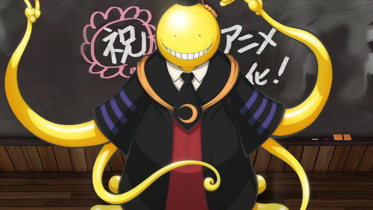Una scena di Assassination Classroom