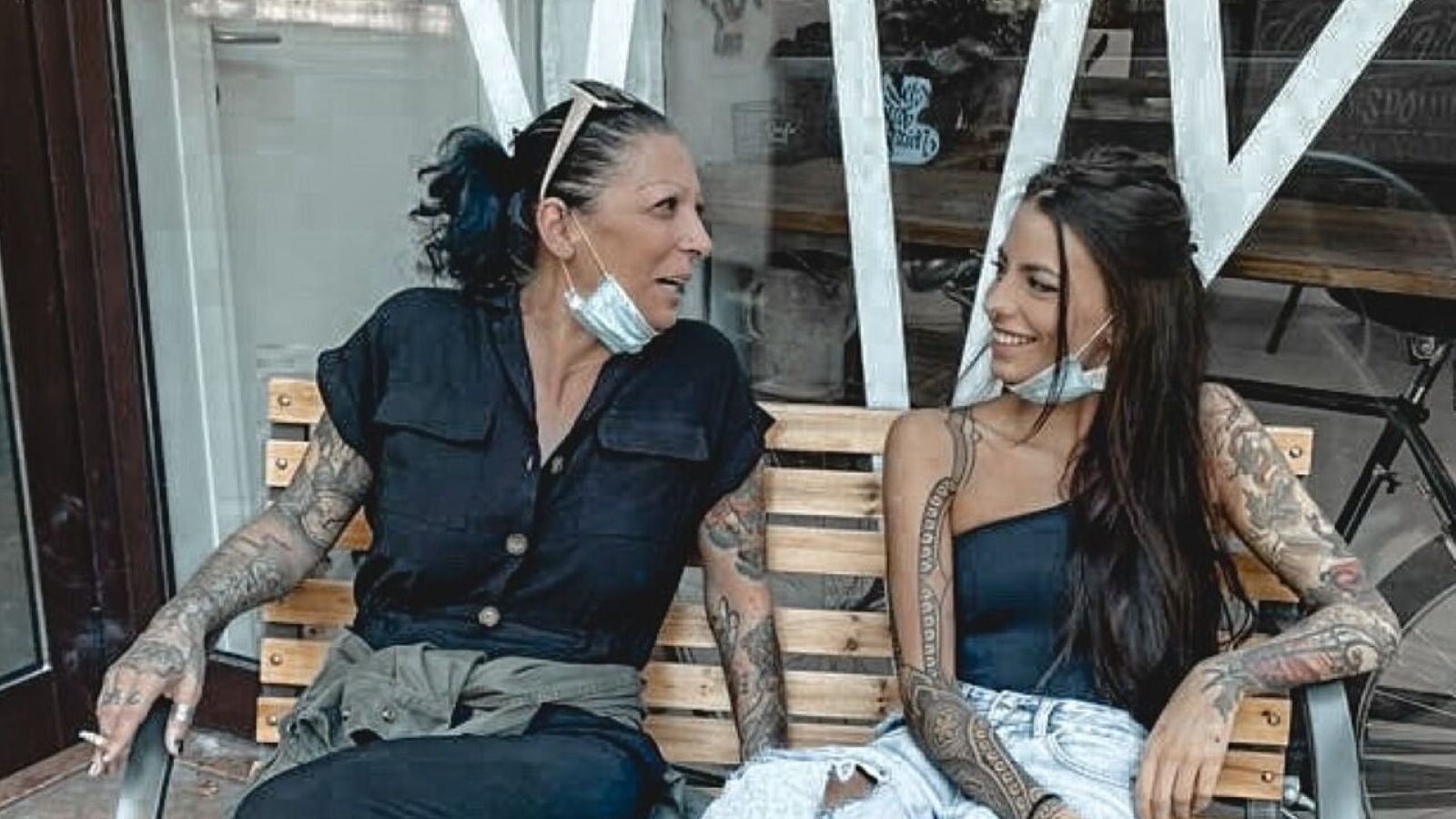 Anita Mazzotta con la madre