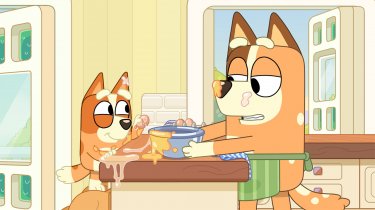 Bluey Al Cinema Collezione Giocare Agli Chef Immagine