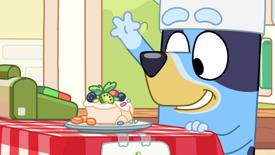 Bluey Al Cinema Collezione Giocare Agli Chef Sequenza