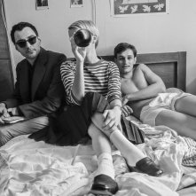 Nouvelle Vague: il cast in una scena